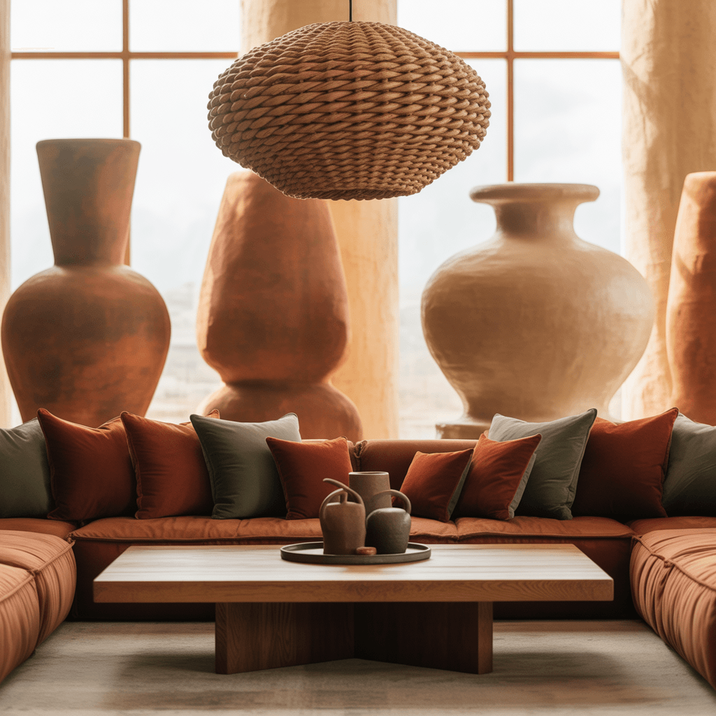 chunky decor trends 2026 in a bold modern home