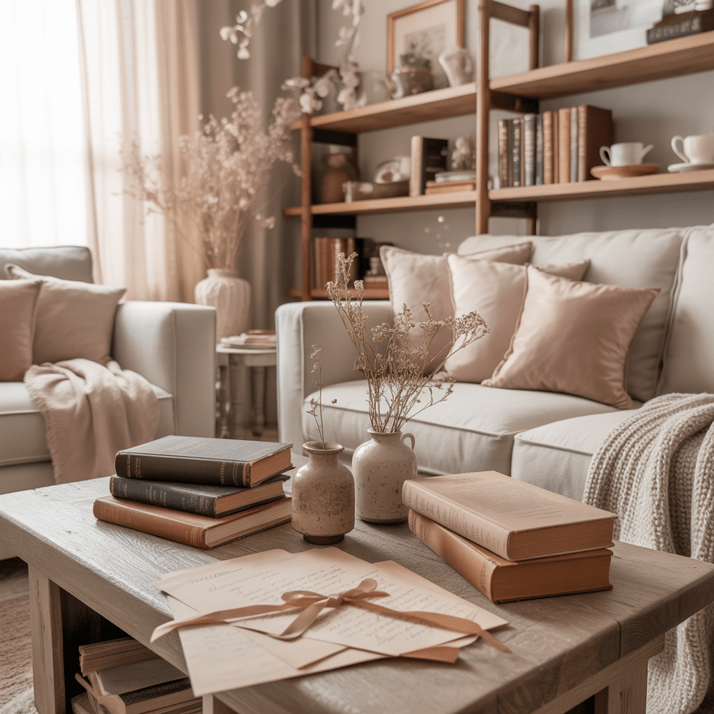 calm poetcore decor elements for home styling