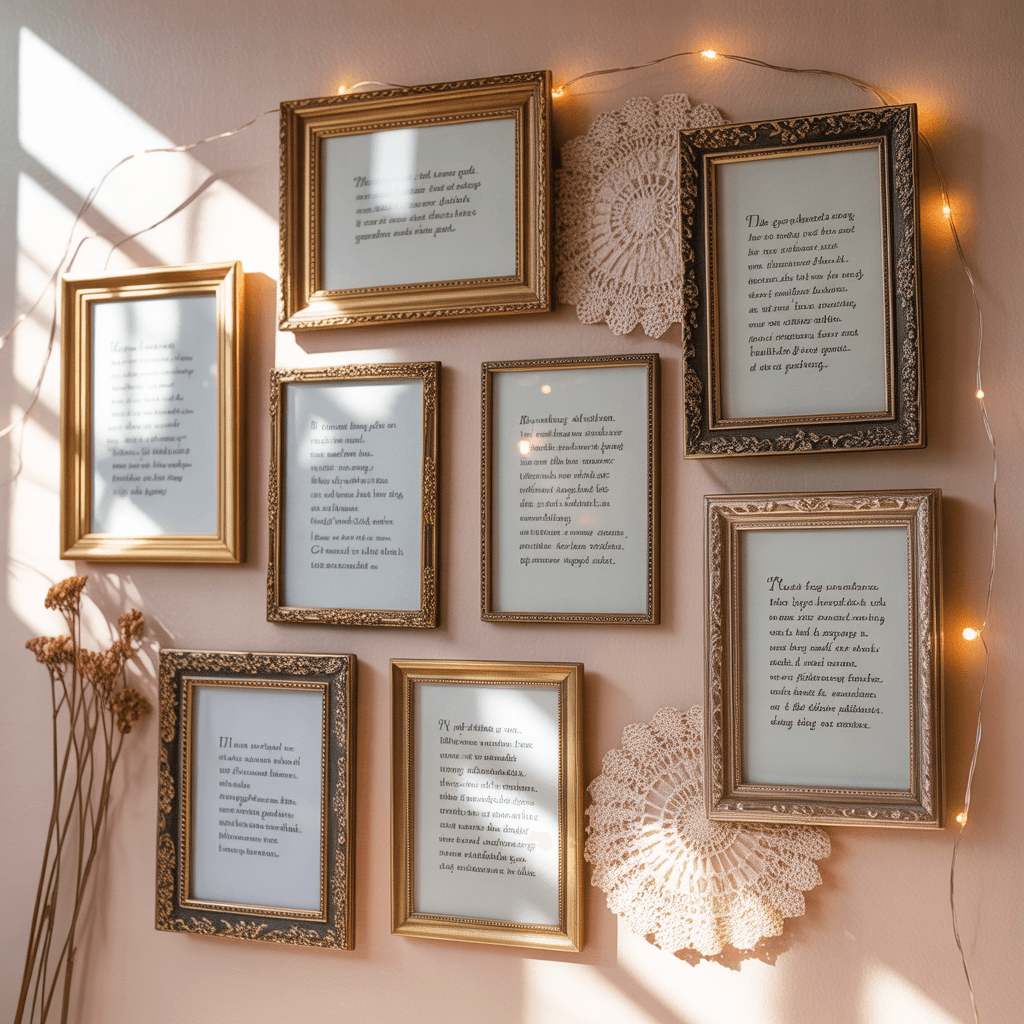 cozy textures for calm poetcore home