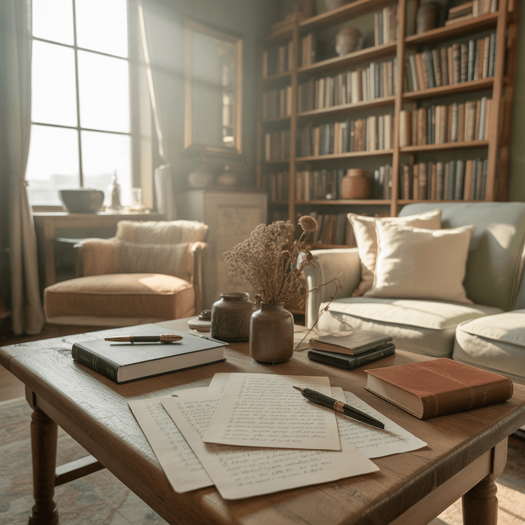 final look of calm poetcore home decor