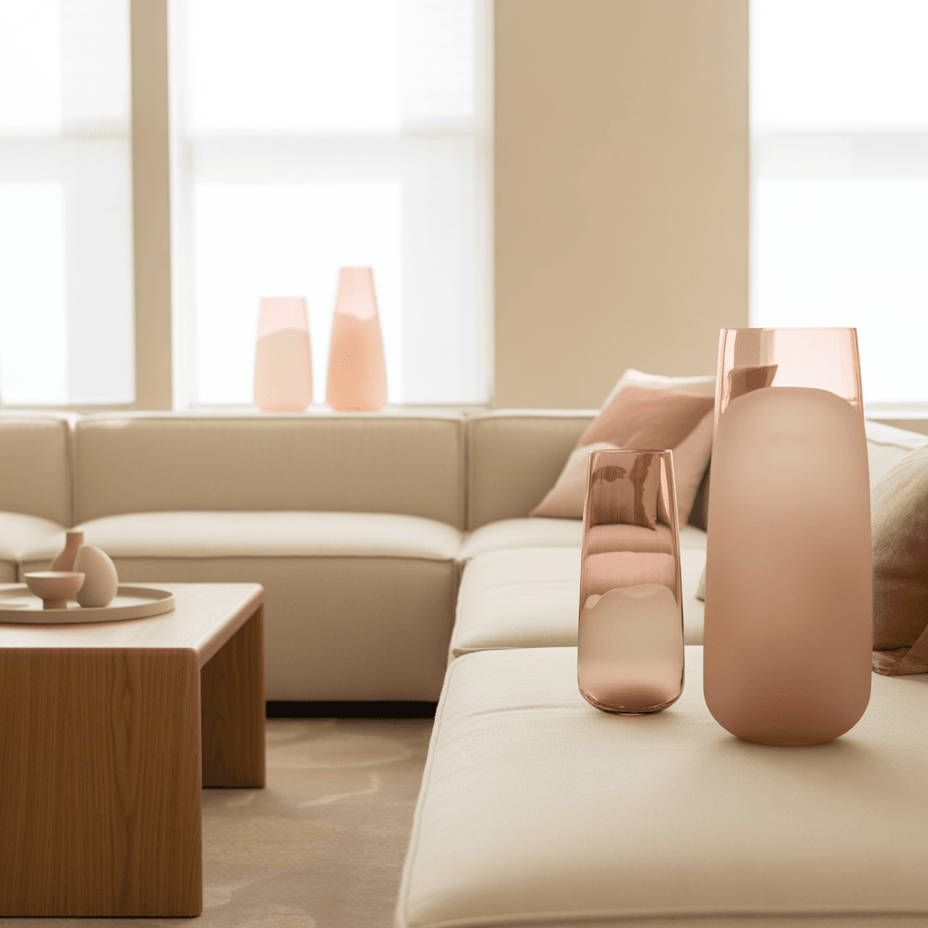 jelly blush color decor ideas for minimal living rooms