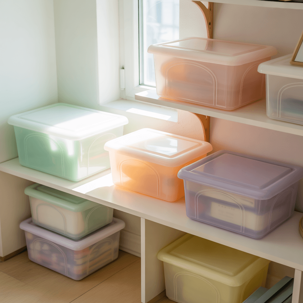 jelly-inspired DIY soft touch decor storage for small spaces