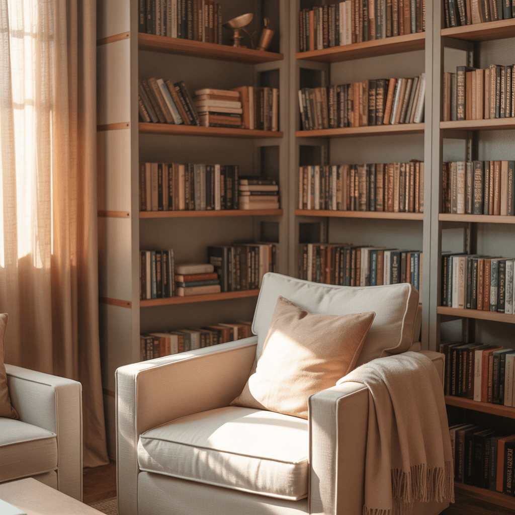 literary-inspired home decor elements for small rooms