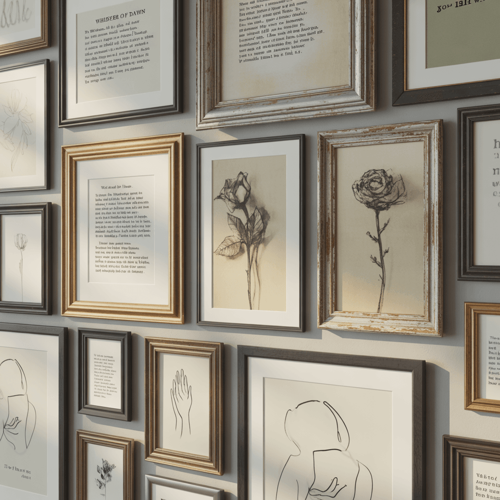 poetcore wall decor ideas inspired by literature